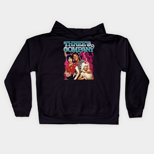 The Classic Three's Company Kids Hoodie by Rage Against Tee Machine